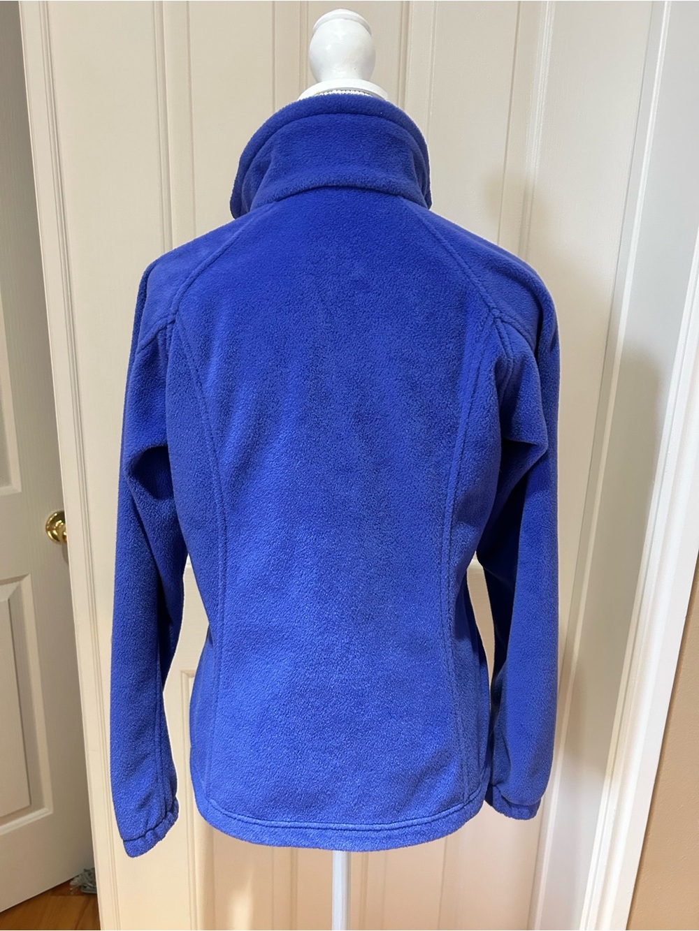 Columbia Periwinkle Blue Full-Zip Fleece Jacket Size M - Picture 6 of 6